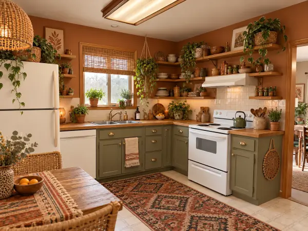bohemian kitchen AI redesign