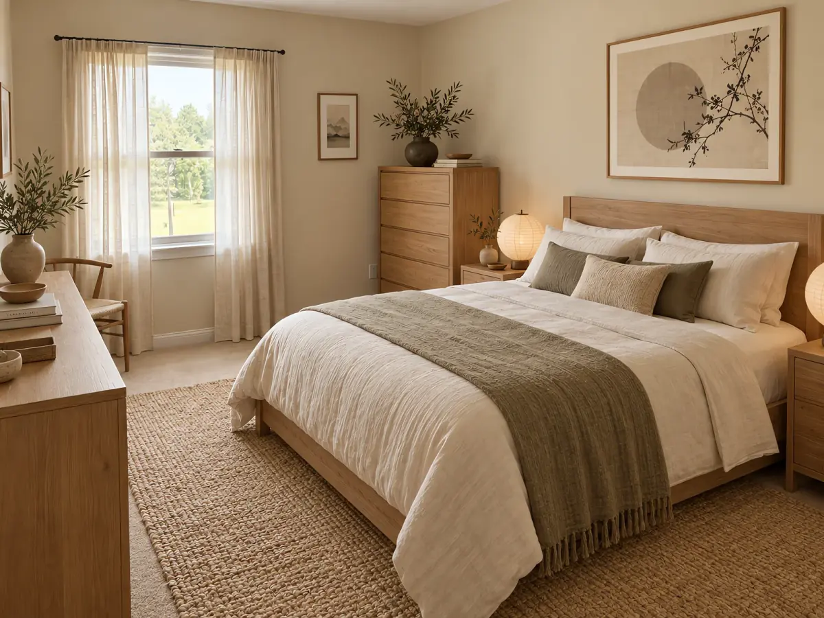 japandi bedroom AI redesign