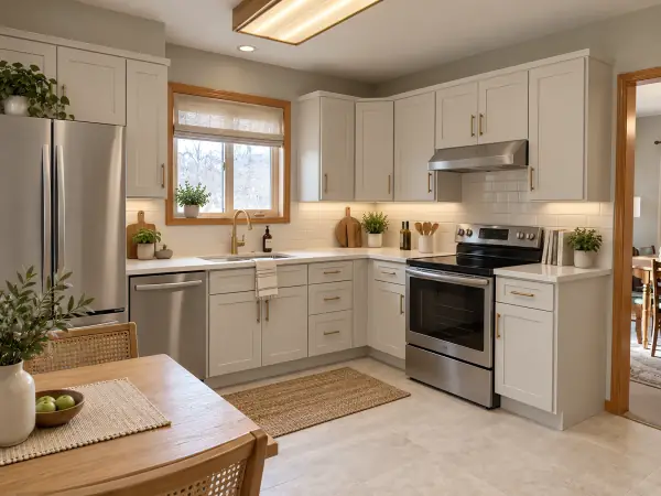 modern kitchen AI redesign
