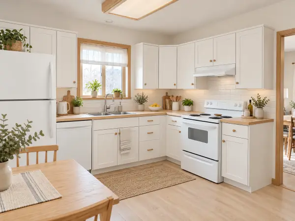 scandinavian kitchen AI redesign