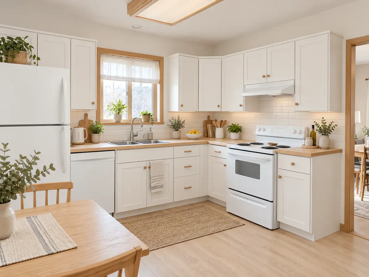 scandinavian kitchen AI redesign